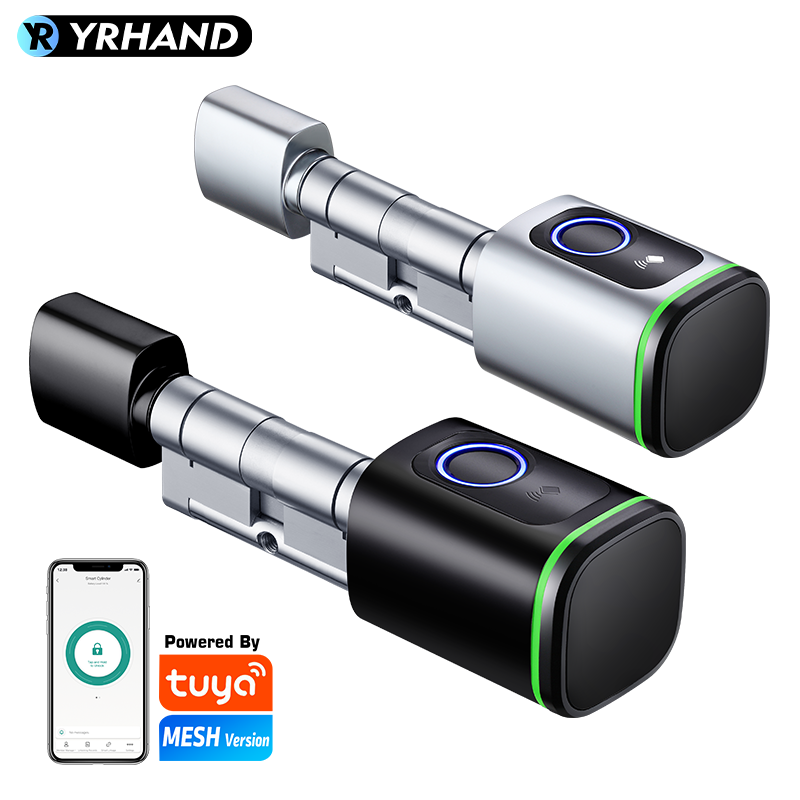 Smart Garden Door Lock - Kunci Elektronik Sidik Jari Euro Tuya