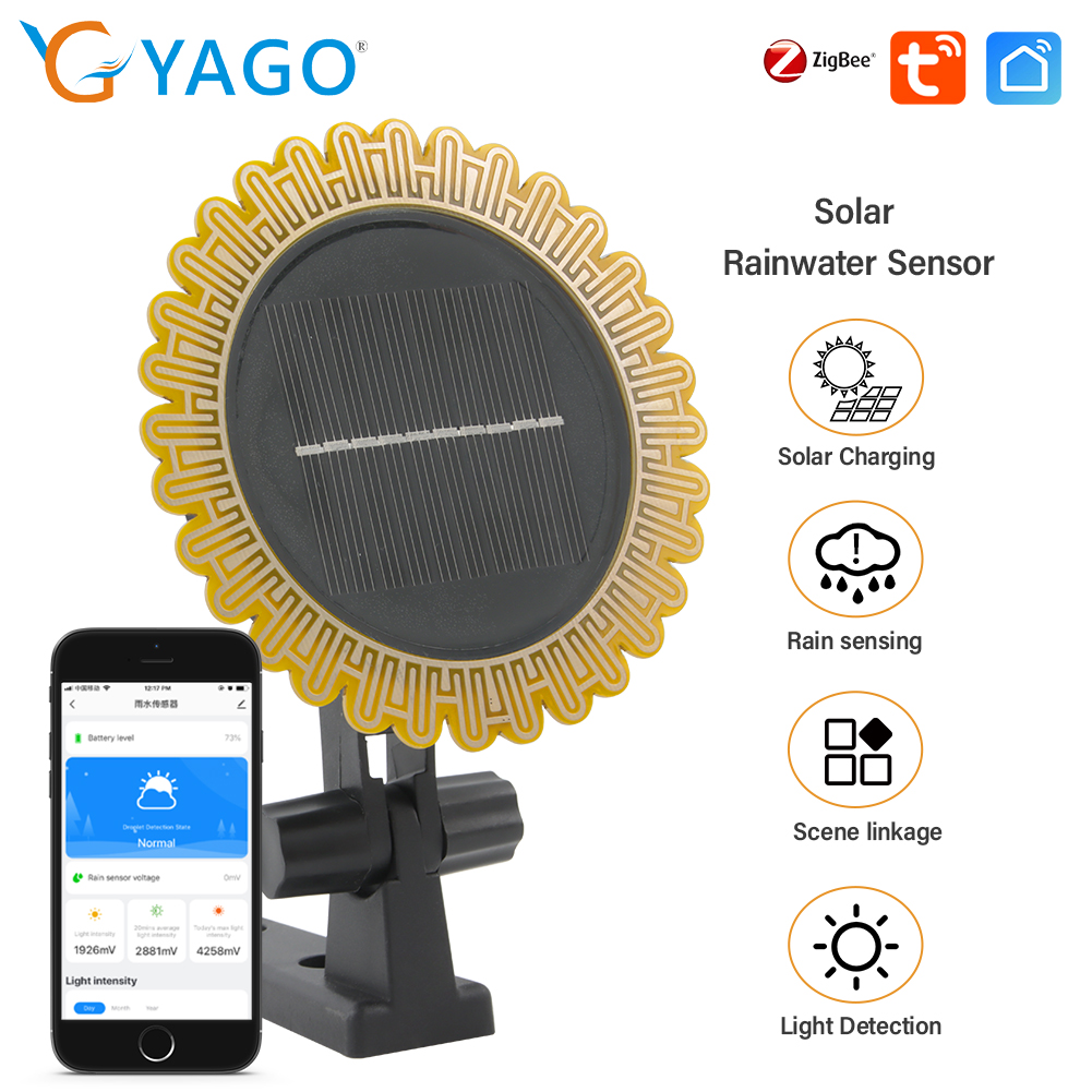Smart Garden Zigbee - Zigbee Tuya Sensor deteksi cuaca sinar