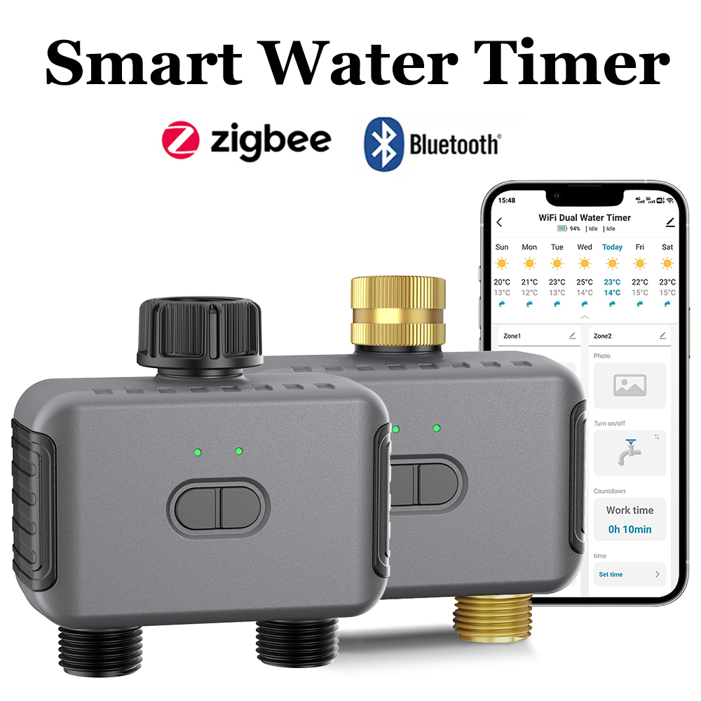 Smart Garden Water Timer - Tuya Pengatur Waktu Air Pintar Zigbee/BT