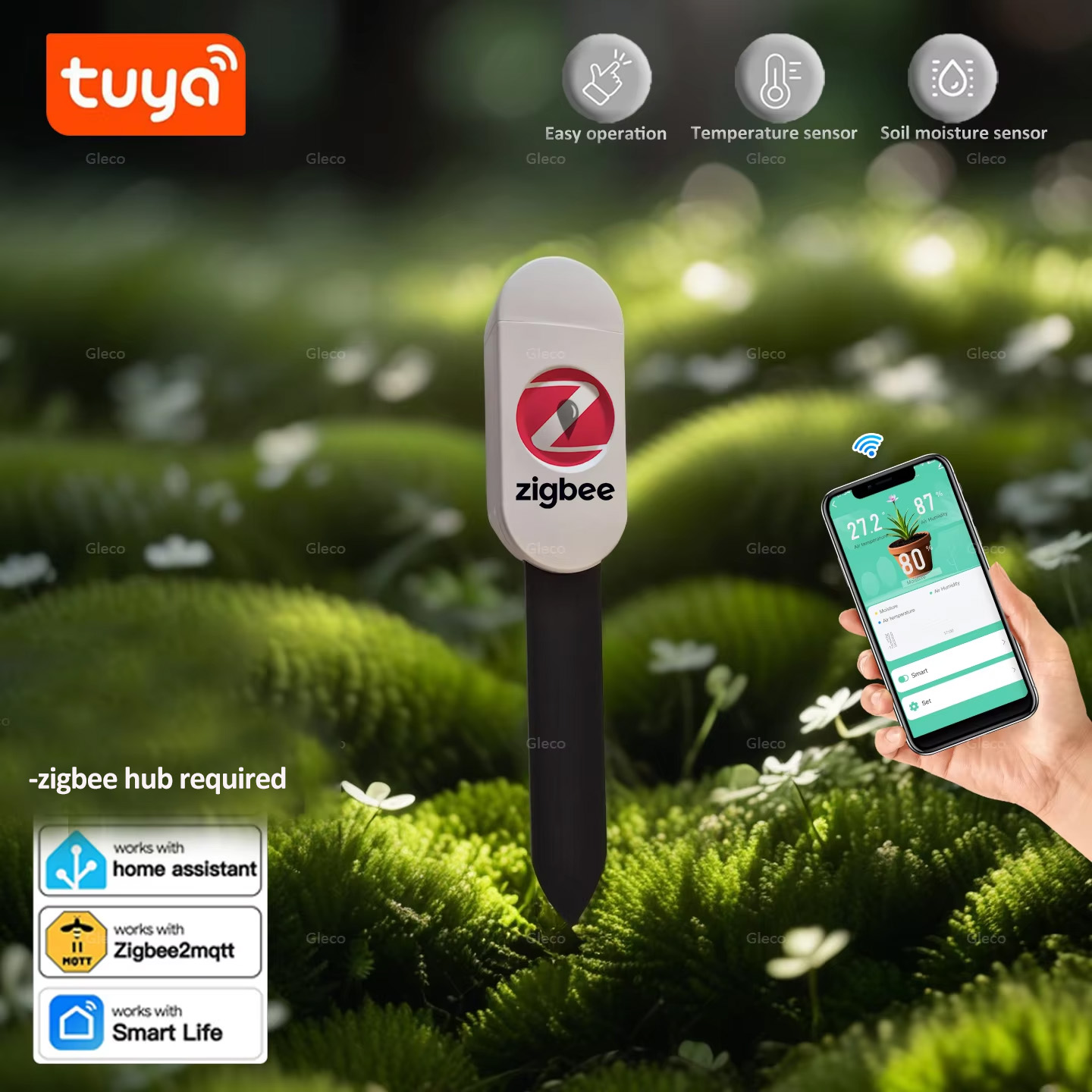 Smart Garden Zigbee - Tuya Smart Life Zigbee Alat Pengukur