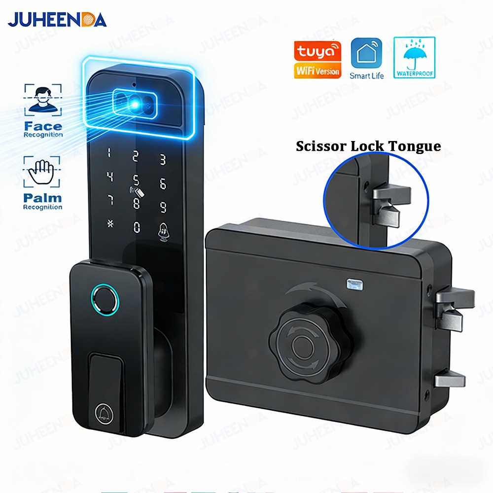 Smart Garden Door Lock - Kunci Pintu Pintar WiFi Tuya Pengenal