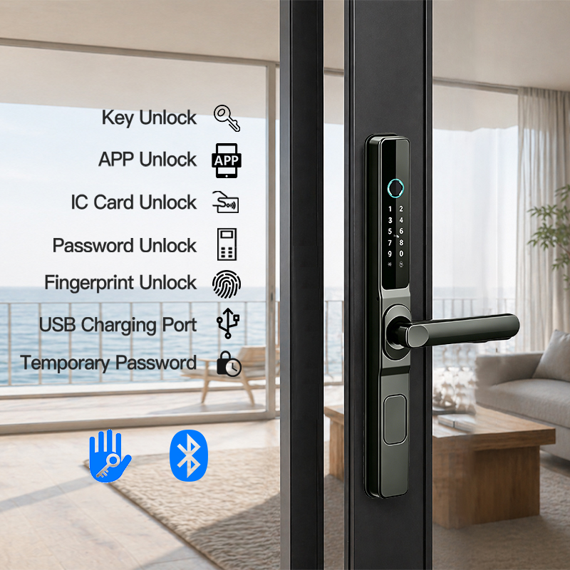 Smart Garden Door Lock - Kunci pintar aplikasi TTLock mendukung sidik
