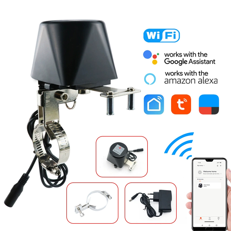 Smart Garden Water Timer - Katup Gas Pintar Tuya WIFI Pengontrol