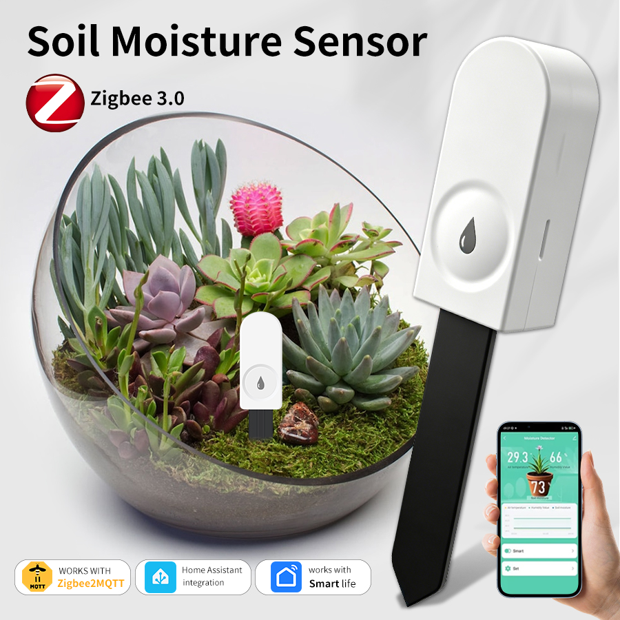 Sensor Kelembaban Tanah ZigBee - Smart Garden Zigbee ulasan dan harga