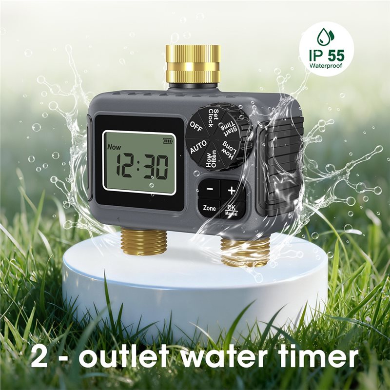 AY14 - Timer Irigasi Otomatis  - Smart Garden Water Timer ulasan dan harga