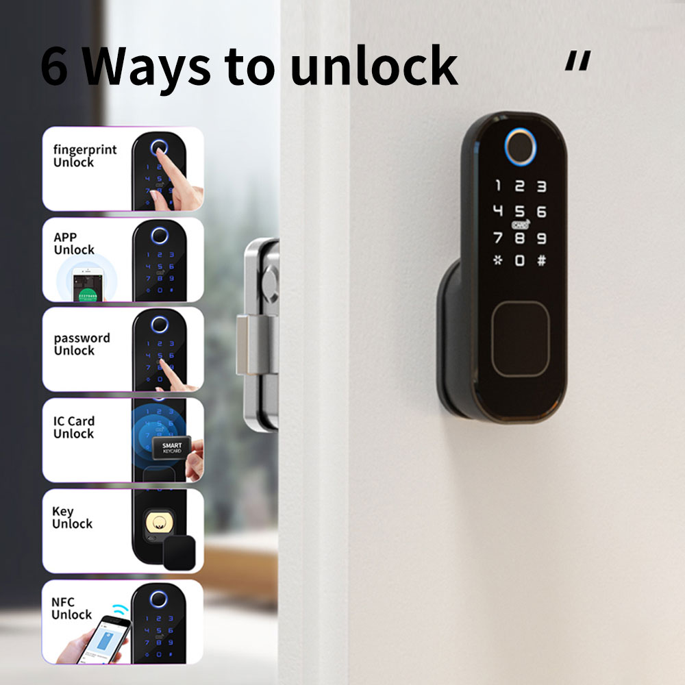 Tuya kunci pintu sidik jari ce - Smart Garden Door Lock ulasan dan harga