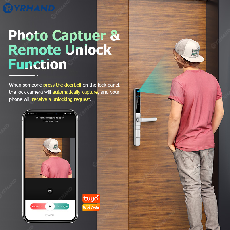 YRHAND IP66 tanpa kunci mata k - Smart Garden Door Lock ulasan dan harga