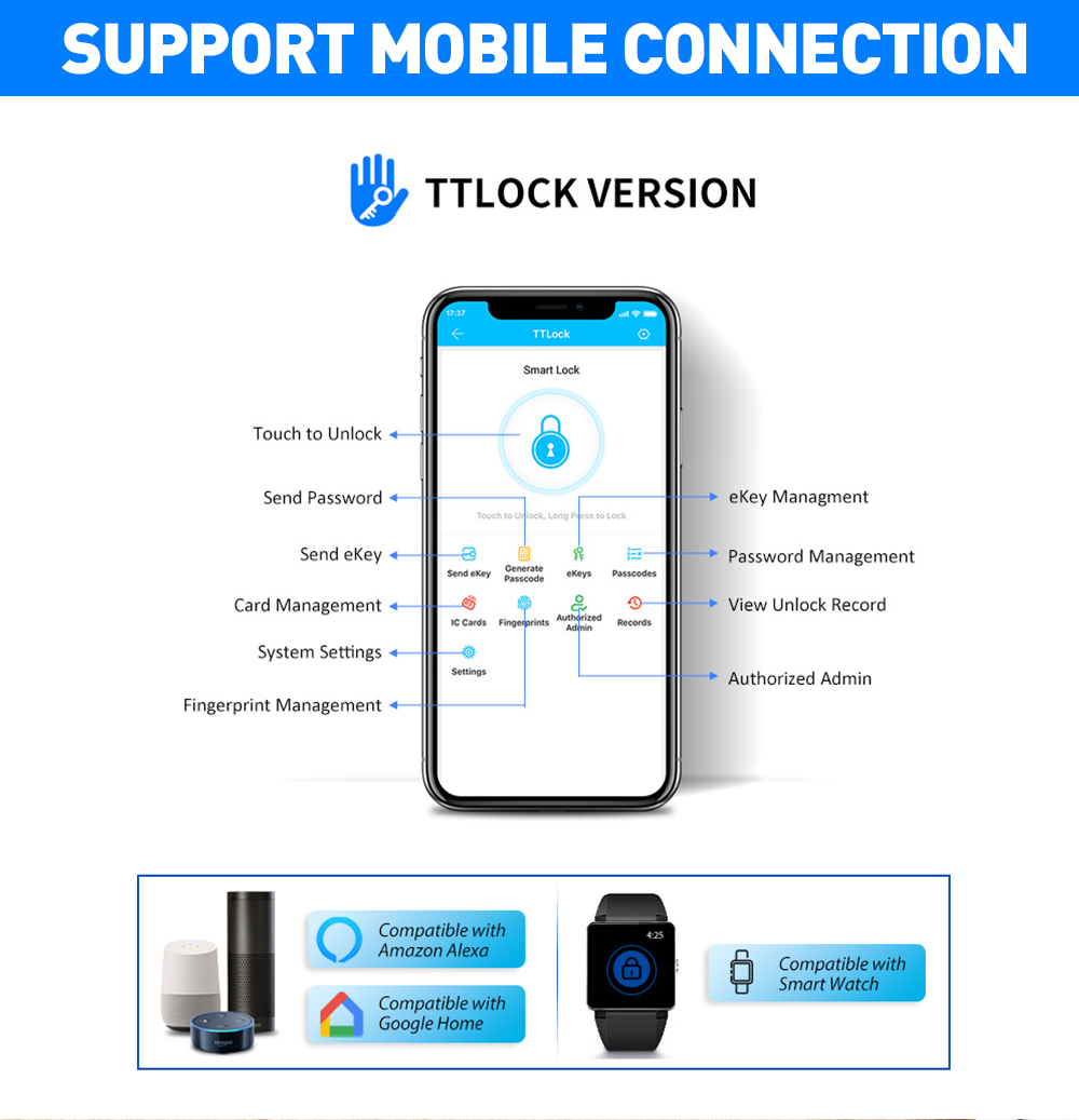 TTLOCK APP kunci pelek sidik j - Smart Garden Door Lock ulasan dan harga