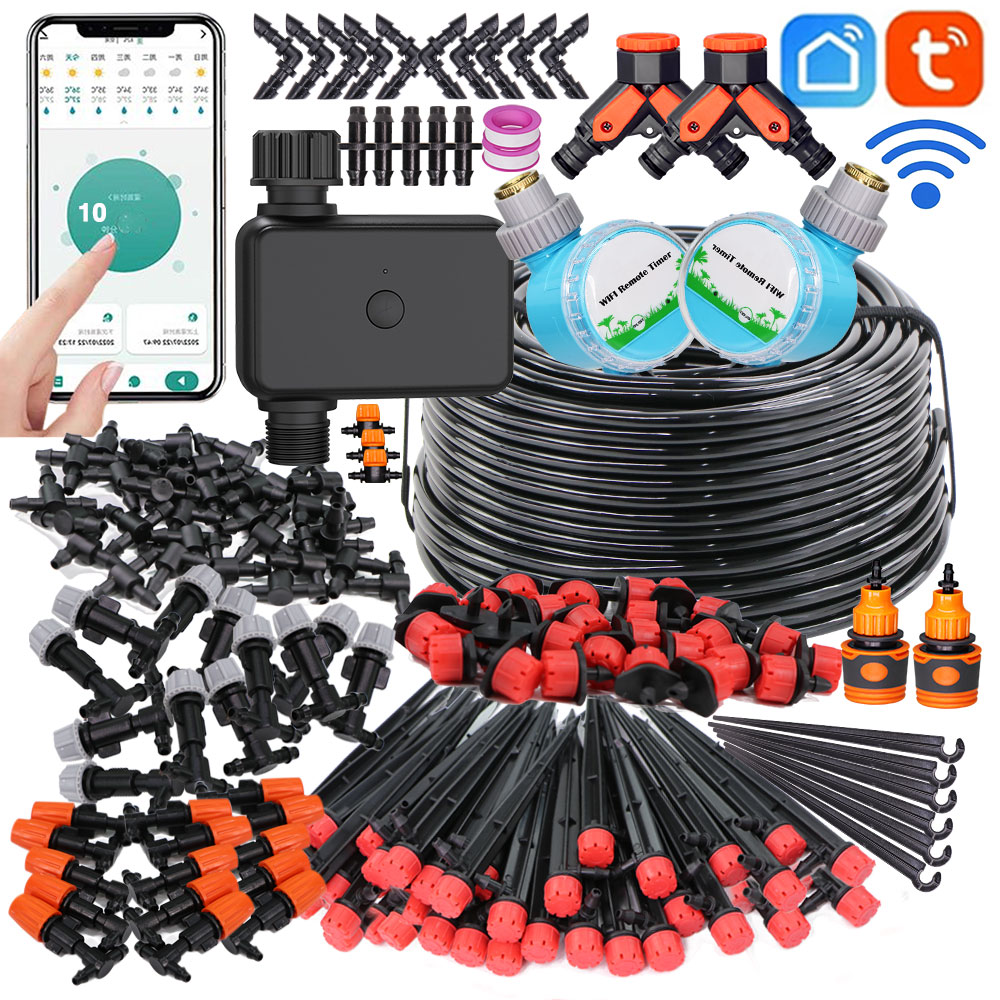 30-50m sistem penyiraman taman - Smart Garden Iot ulasan dan harga