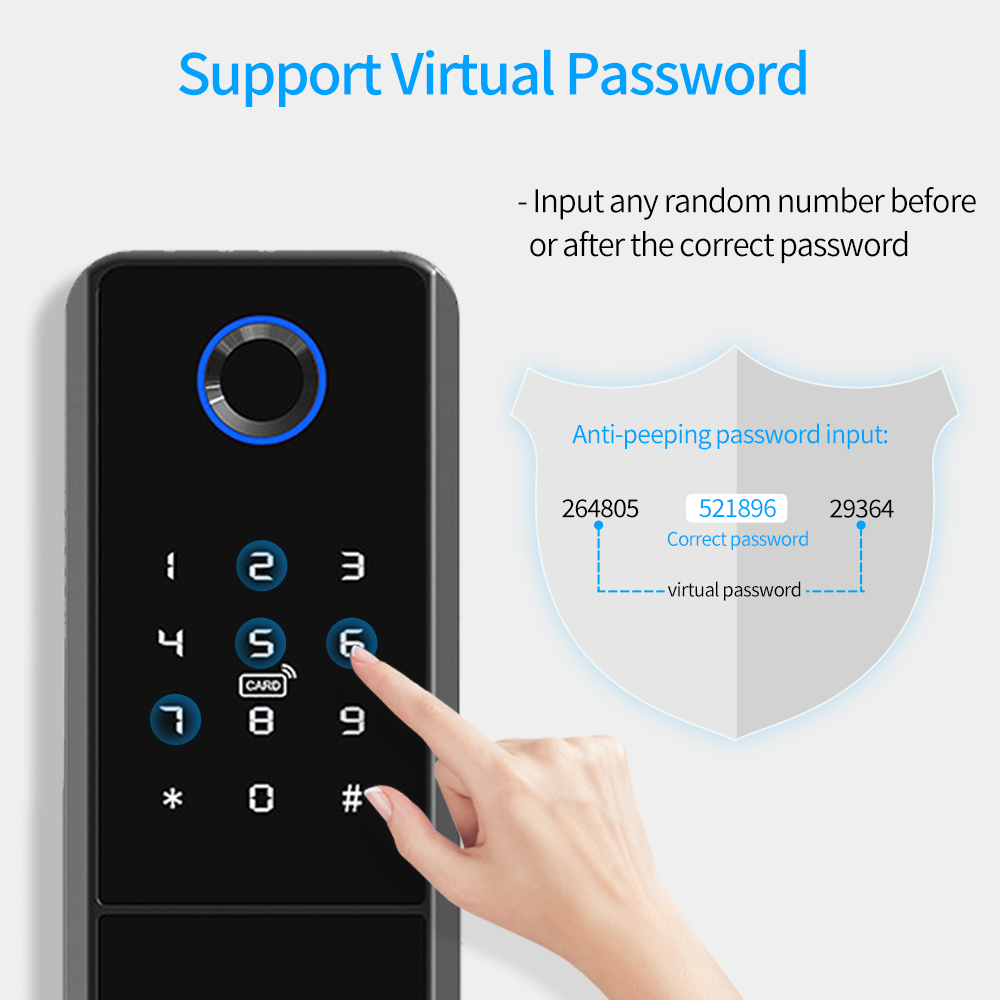 IP65 tahan air TTLock sidik ja - Smart Garden Door Lock ulasan dan harga