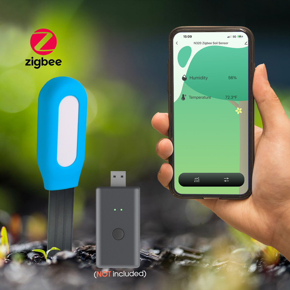1 Buah Sensor Tanah Tuya Zigbe - Smart Garden Zigbee ulasan dan harga