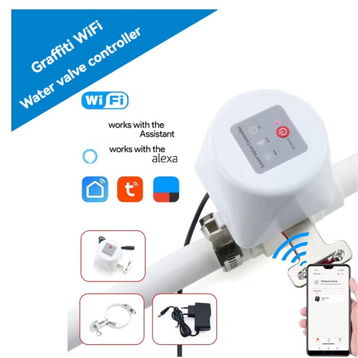 SWXF Tuya WiFi Smart Valve Con - Smart Garden Water Timer ulasan dan harga
