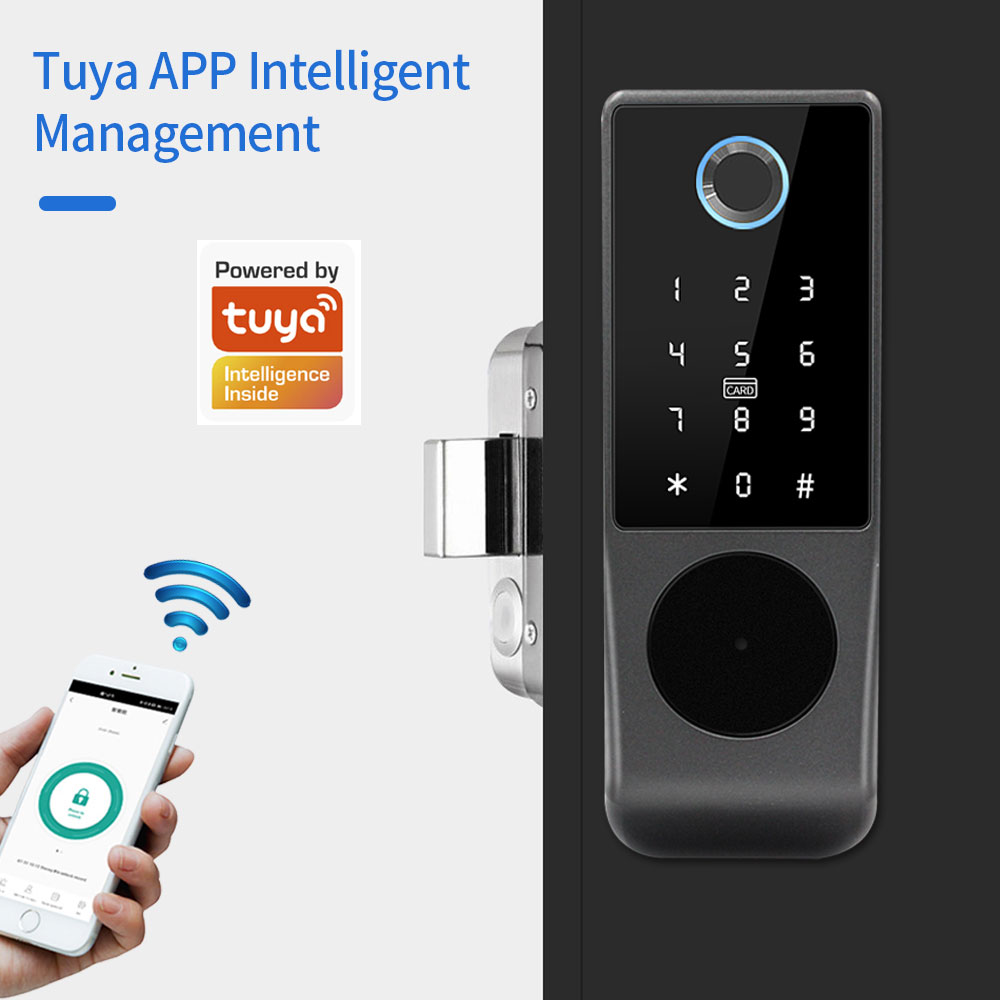 TUYA WIFI Kunci Pintu Pintar K - Smart Garden Door Lock ulasan dan harga