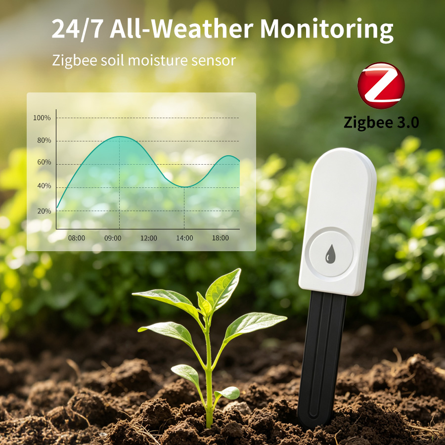 Sensor Kelembaban Tanah ZigBee - Smart Garden Zigbee ulasan dan harga