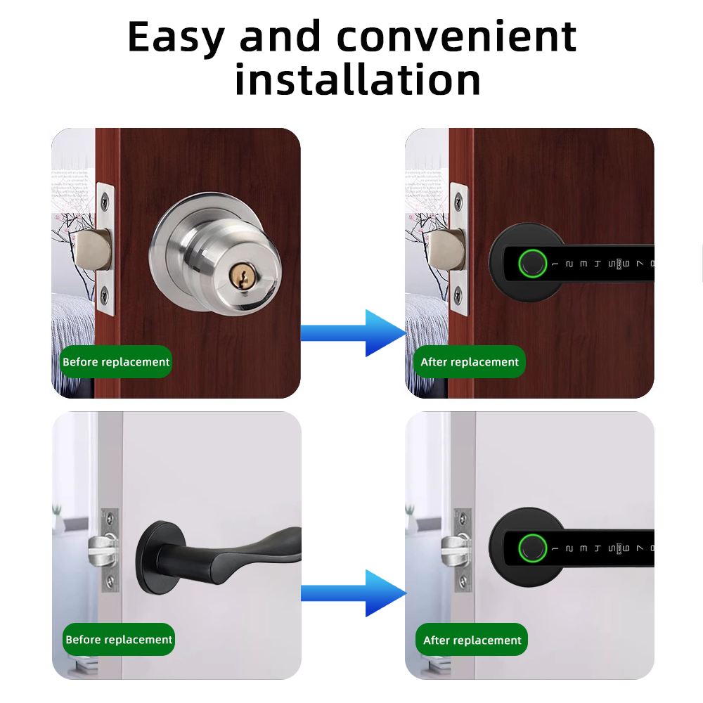 RAYKUBE M5 Tuya BLE Kunci Pint - Smart Garden Door Lock ulasan dan harga