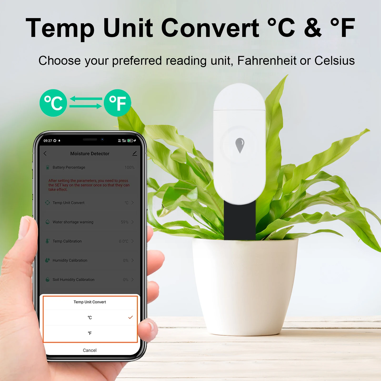 Tuya Zigbee Detektor Kelembapa - Smart Garden Zigbee ulasan dan harga