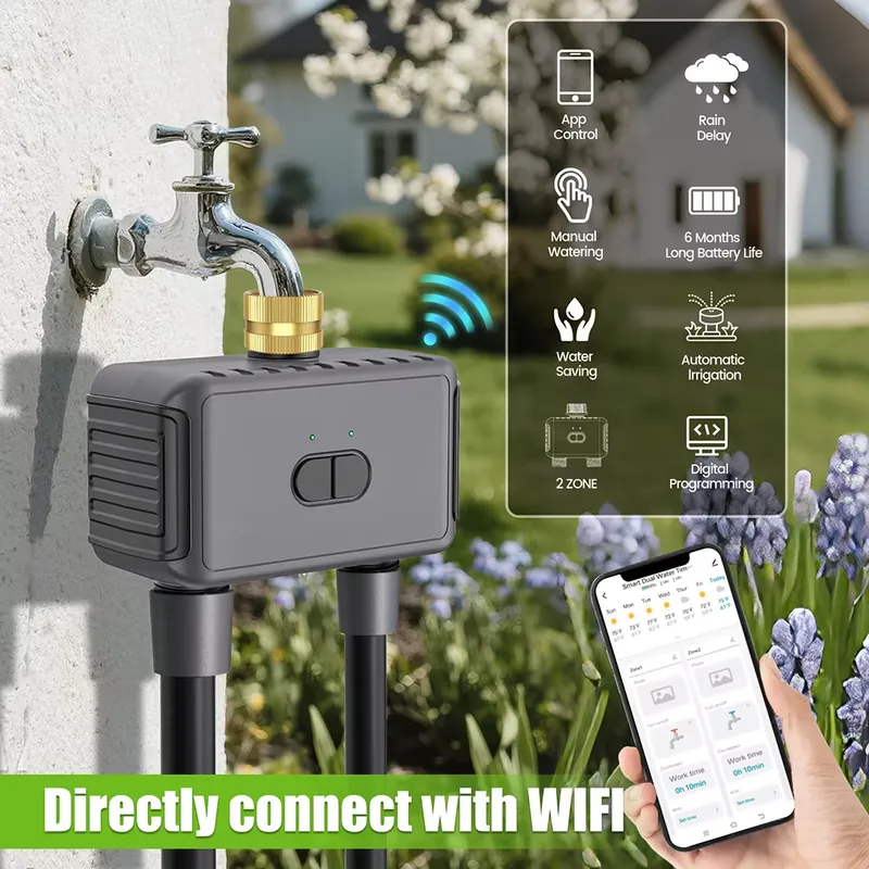 WAP01 WiFi APP Control Dual Ho - Smart Garden Water Timer ulasan dan harga