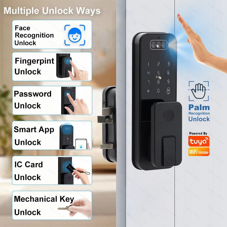 Kunci Pintu Pintar Tuya WiFi A - Smart Garden Door Lock ulasan dan harga
