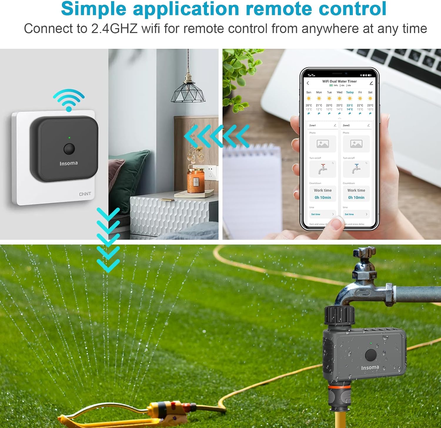 Insoma pengatur waktu air otom - Smart Garden Iot ulasan dan harga