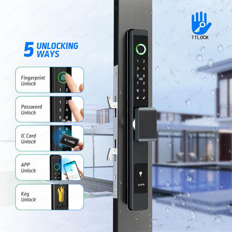 ZHDCOOKEY Kunci Pintu Digital  - Smart Garden Door Lock ulasan dan harga