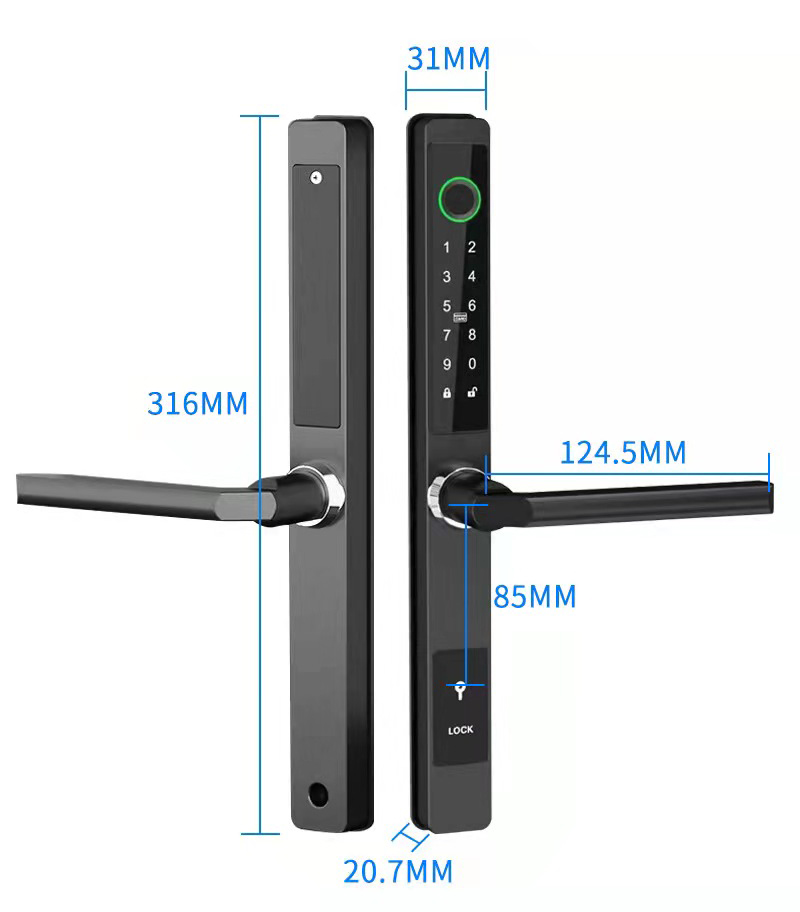 ZHDCOOKEY Kunci Pintu Digital  - Smart Garden Door Lock ulasan dan harga