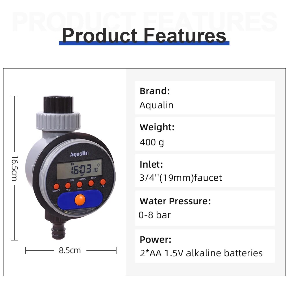 Otomatis LCD Display penyirama - Smart Garden Water Timer ulasan dan harga