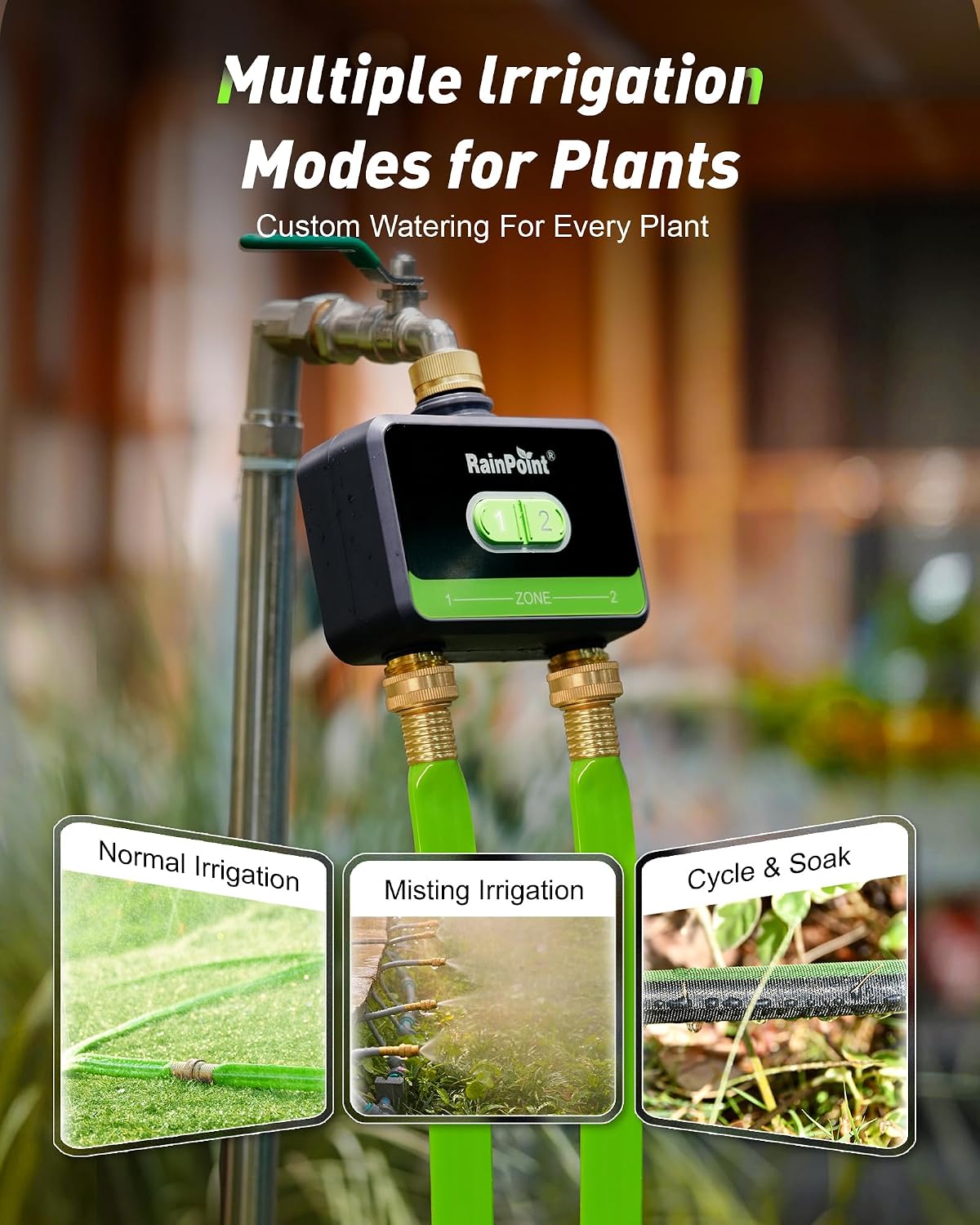 Timer Air WiFi Pintar 2-Zona u - Smart Garden Water Timer ulasan dan harga