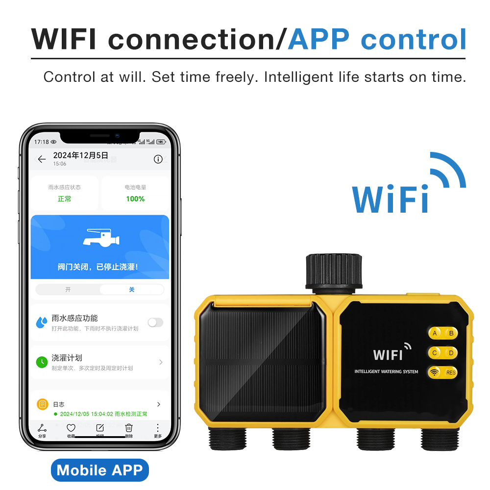 Timer Irigasi Tenaga Surya WiF - Smart Garden Iot ulasan dan harga