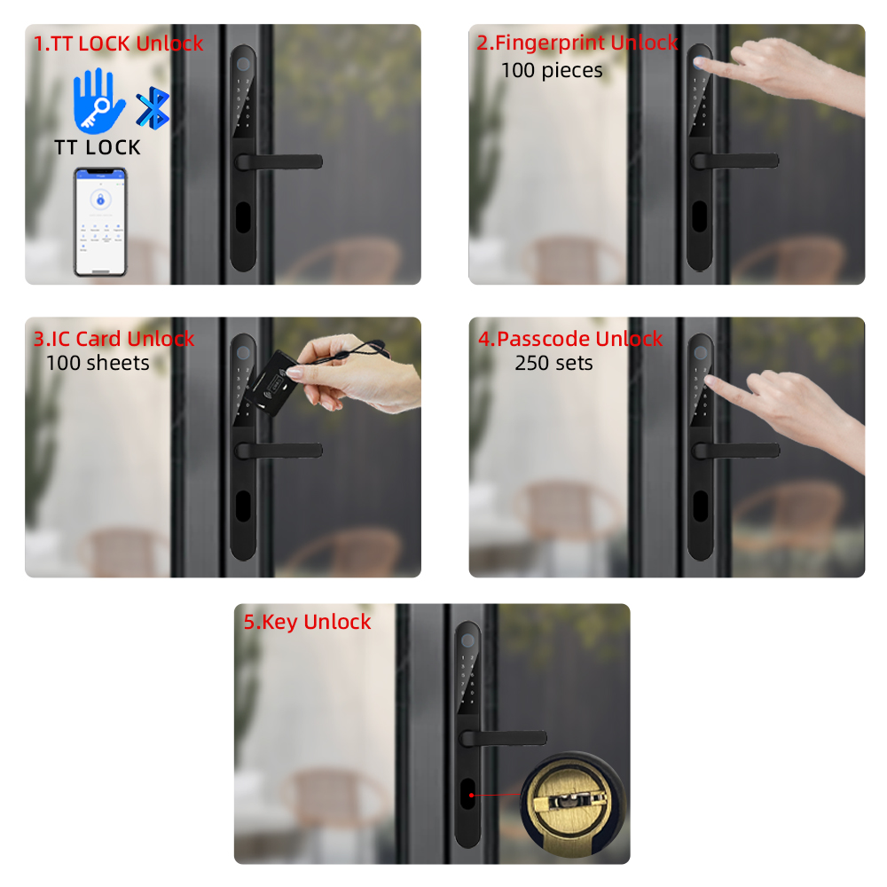 RAYKUBE DQ09 IP68 kunci pintu  - Smart Garden Door Lock ulasan dan harga
