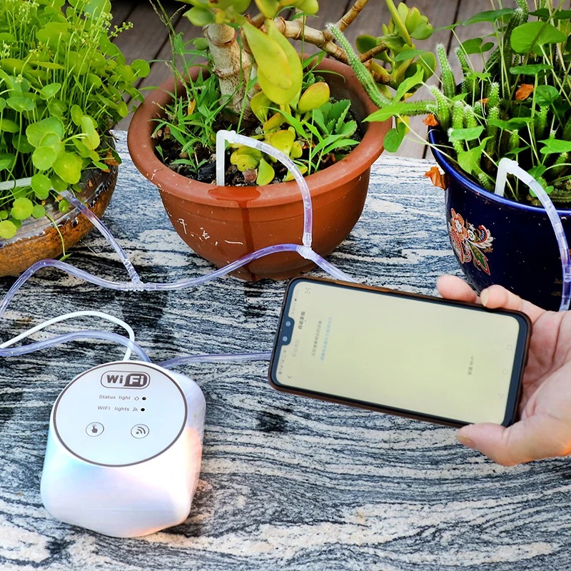 Set Penyiraman Otomatis Malas  - Smart Garden Iot ulasan dan harga