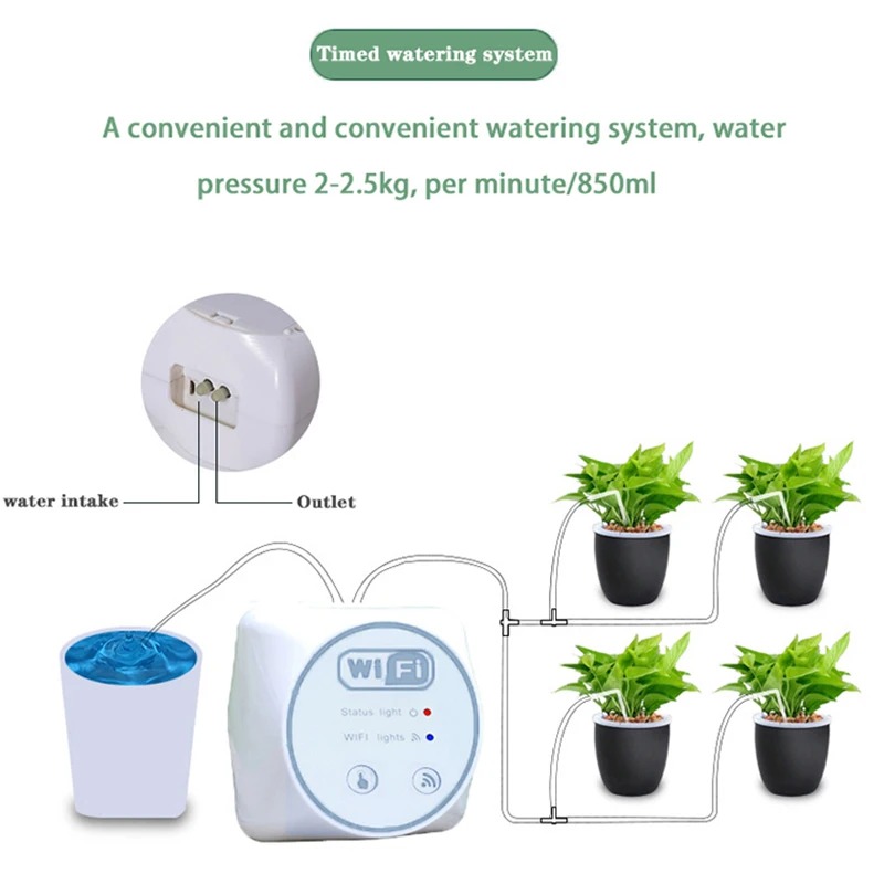 Set Penyiraman Otomatis Malas  - Smart Garden Iot ulasan dan harga