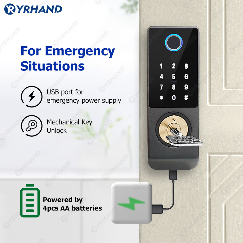 Tuya Kunci Pintar Tahan Air Wi - Smart Garden Door Lock ulasan dan harga