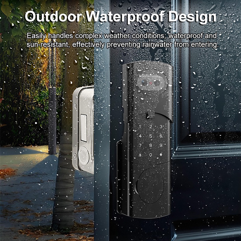 Kunci Pintar Tuya Wifi Tahan A - Smart Garden Door Lock ulasan dan harga