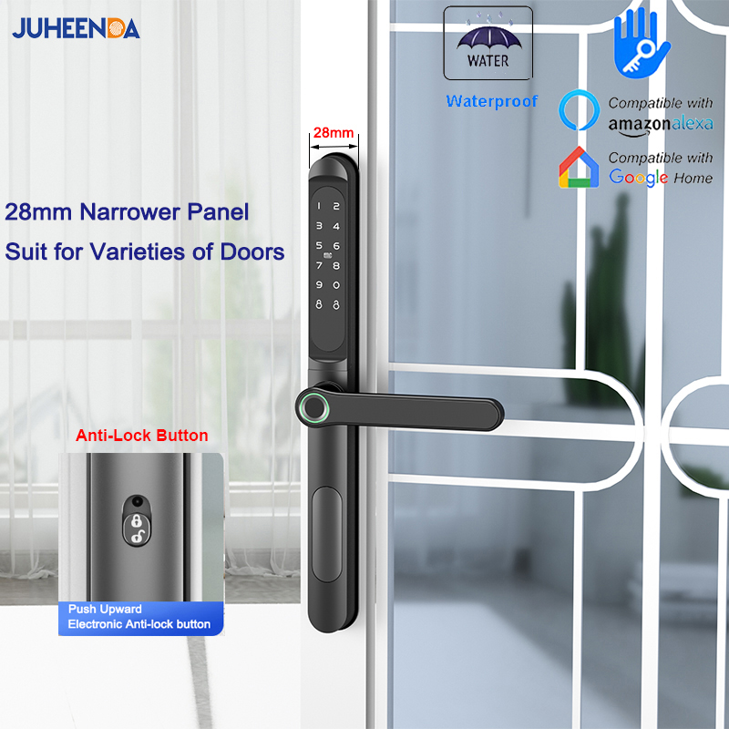 TTLock App kunci pintu alumini - Smart Garden Door Lock ulasan dan harga