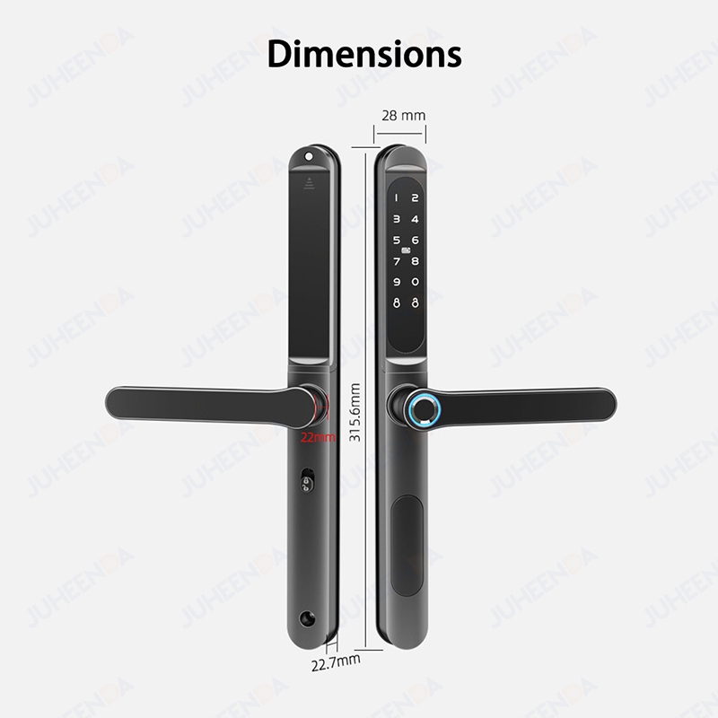 TTLock App kunci pintu alumini - Smart Garden Door Lock ulasan dan harga