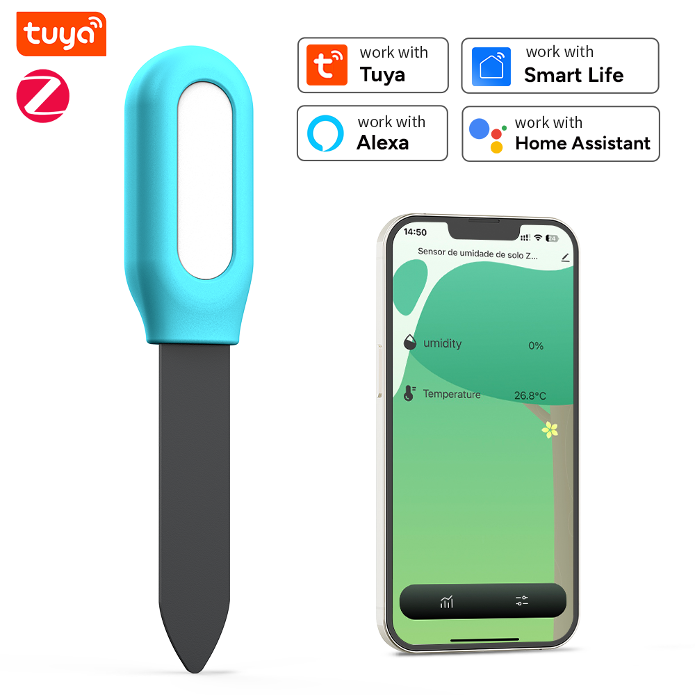 Tuya Zigbee Sensor Tanah Detek - Smart Garden Zigbee ulasan dan harga